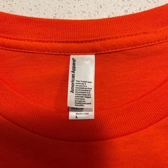 Rare American Apparel Disney Mickey Mouse Chicago Bears T-Shirt Size Large - Picture 4 of 4